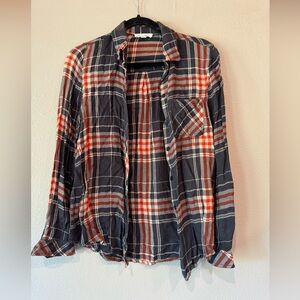 Beach lunch lounge flannel button down